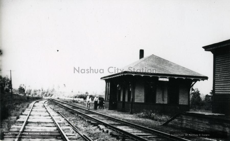 Postcard: Maine Central Railroad Station, Bailey